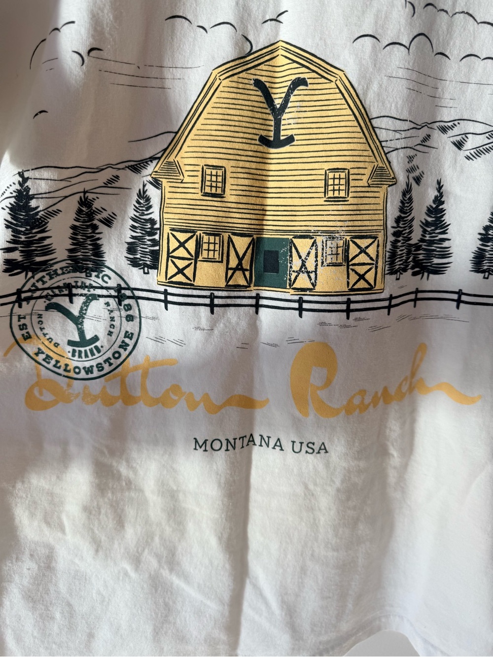 Yellowstone Dutton Ranch Graphic Tee - Picture 2 of 5